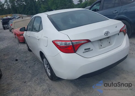 2014 Toyota Corolla L z USA, uszkodzony, nr VIN 5YFBURHE1EP124003